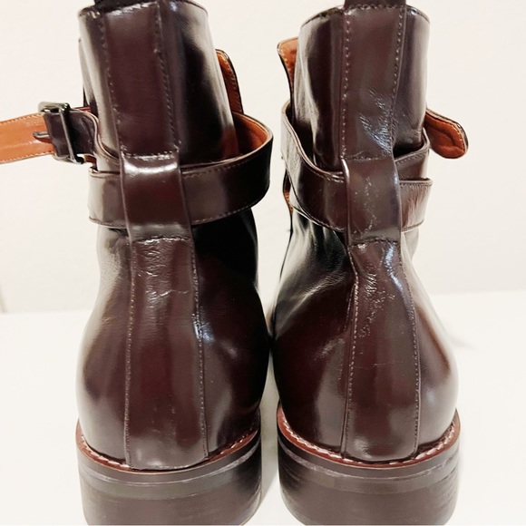 $J. Ransford Collection Jodhpur Boots, Dark Brown, Round Toe, Low Heel, Size 10 - Picture 5 of 11